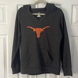 Dark gray, Texas Longhorns hoodie. Size small